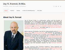 Tablet Screenshot of jayforrest.org